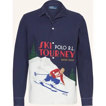 Pánská košile Polo Ralph Lauren Pánská Džínová Košile Comfort Fit, tmavě...