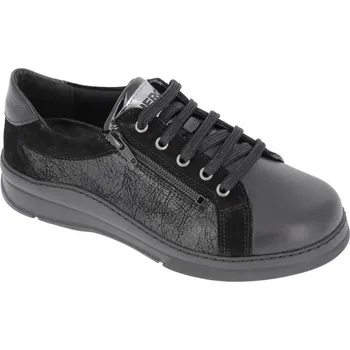 Dámské polobotky HERGOS dámská zdravotní polobotka H9620 Marsala černá Velikost: 38