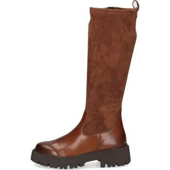 Dámské kozačky Caprice dámské kozačky na podpatku 9-26509-43 cognac comb Velikost: 38