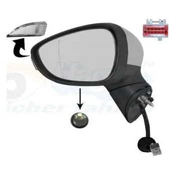 Auto zrcátko Vnější zpětné zrcátko AGB 32B1514E