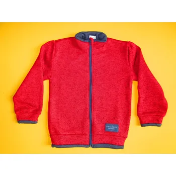 Chlapecký svetr Arex, ČR Svetrová mikina New Arex fashion 1 Barva: červená+tmavěšedá, Velikost: 110