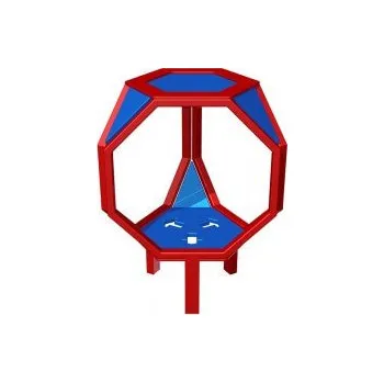 Dětský zahradní nábytek PROFIBA Celokovová průlezka - tři průchozí otvory