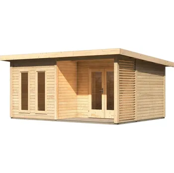 Zahradní stavba KARIBU HOLZTECHNIK dřevěný domek KARIBU RADEBURG 5 (31490) natur LG3951
