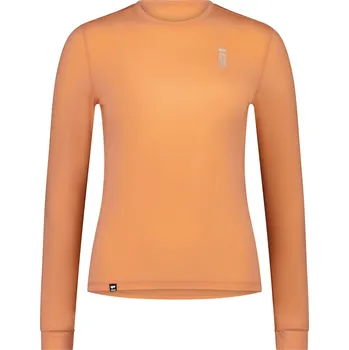 Merino triko Mons Royale Cascade Flex 200 LS WMNS punch Oranžová XL