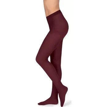 Dámské punčochy Dámské zimní punčochové kalhoty Evona Anabela 025 vínové