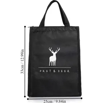 Outdoorové zavazadlo Termotaška pro jídlo | izolační taška - 1ks Bílý jelen L