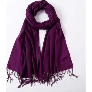 Šála Zimní elegantní kašmírová šála | dámská šála - Nachový