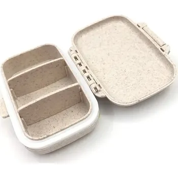 Dávkovač léků Organizér lékárničky | dávkovač léků - 3 mřížky Pšenice