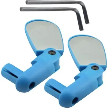 Zrcátko na kolo Zpětné zrcátko na kolo | vychytávka pro cyklisty - Modrá