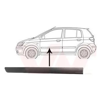 Lišta karosérie Ozdobná / ochranná lišta, dveře AGB 40440031