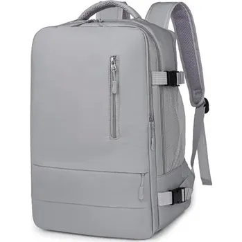 Městský batoh Velký voděodolný batoh s USB | batoh, batůžek - Šedá B