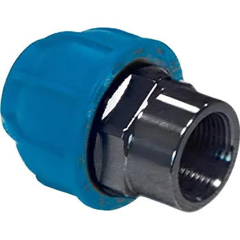 Vodovodní potrubí SICOMAT - Potrubní rozvody stlačeného vzduchu Přímá spojka s vnitřním závitem G1 1/2" 50 mm hliník