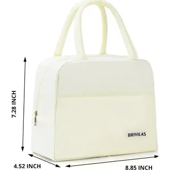 Termobox Izolační taška na jídlo do práce | obědová taška, termo taška - 1ks Béžová