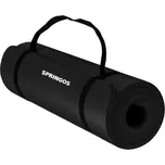 Podložka na cvičení 180x60x1 cm SPRINGOS JOGA černá