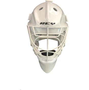 Hokejová helma Maska Rey Swiss Carbon, bílá, Dětská, S, 53-55cm Rey