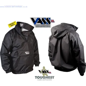Rybářské oblečení VASS nepromokavá bunda VASS-TEX 175 Black Velikost: S