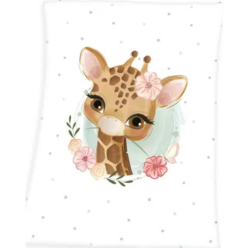 Dětská deka Herding Dečka pro miminka Žirafa 75x100 cm