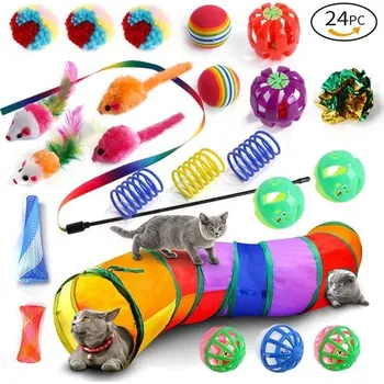 Hračka pro kočku Hračky pro kočky | Sada kočičích hraček 20 ks - 24KS(56)