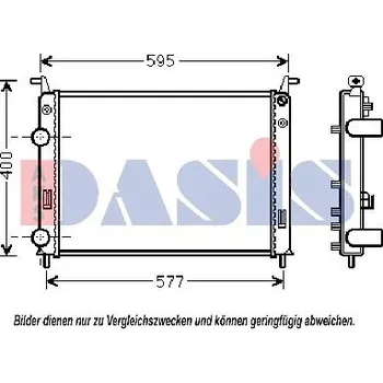 Chladič motoru Chladič, chlazení motoru AGB 300608A1