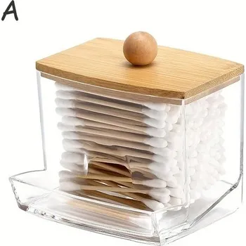 Úložný box Akrylový úložný box s víkem | kosmetický box | koupelnové doplňky - A