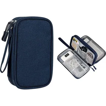 Cestovní peněženka na doklady | Cestovní doplňky, Organizér na karty - Navy 2-Layer-L