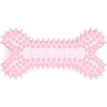 Hračka pro psa Hračka pro psy | Odolná kost pro žvýkání - růžový