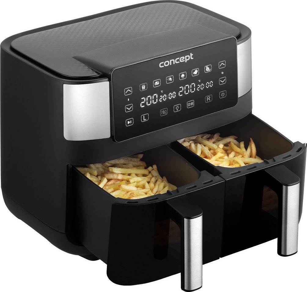 Concept Horkovzdušná fritéza DOUBLE 8 l FR8000