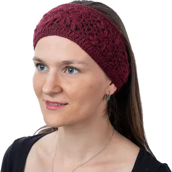 Zimní čelenka Čelenka Bardia Burgundy čelenka