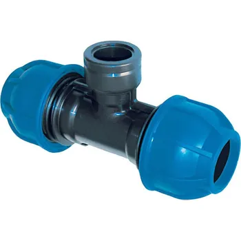 Vodovodní potrubí SICOMAT - Potrubní rozvody stlačeného vzduchu T-spojka s vnitřním závitem G3/4" 32 mm