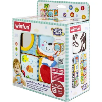 Hračka pro nejmenší Měkké kostky zvířátka