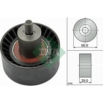 Rozvod motoru Vratná/vodicí kladka, ozubený řemen AGB RC15-15