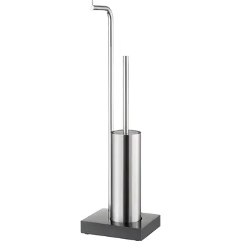 WC štětka Blomus, Toaletní kartáč s držákem na papír Modo 67 cm matná ocel - Formadore