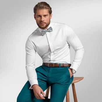 Pánské oblečení Pánská košile BANDI, model SLIM LARADUX Bianco