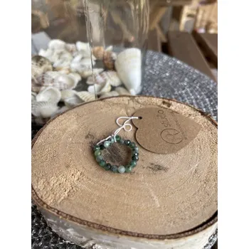 Prsten RV studio Louny s.r.o. Prstýnek Smaragd fazetovaný 3 mm