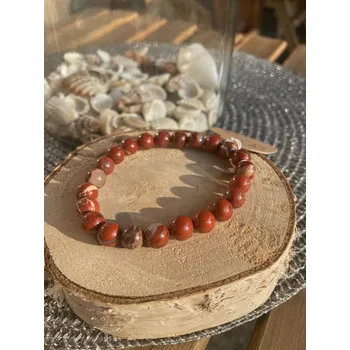 Náramek RV studio Louny s.r.o. Náramek Jaspis červený 8 mm