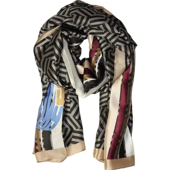 Castle Baroque šátek na pláž JK-160 šedá