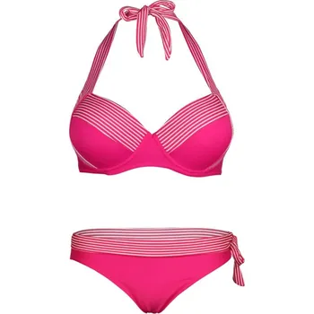 Dámské plavky Frencis Black dámské módní plavky S281 M růžová