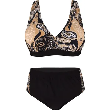 Dámské plavky Zita plavky s vyjímatelnou výztuží bez kostic P379 L vícebarevná