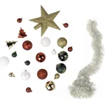 Atmosphera Sada vánočních ozdob, 44 prvky, vícebarevná