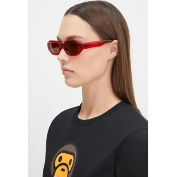 Sluneční brýle The Attico IRENE červená barva, ATTICO14C13SUN, ONE SIZE, 33X