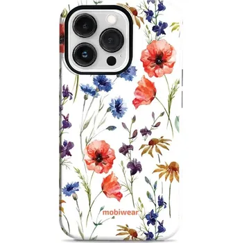 Pouzdro na mobilní telefon Odolný obal Mobiwear Elite Pro - Apple iPhone 13 Pro - EP04E Luční kvítí (Odolné pouzdro, obal kryt Mobiwear Elite Pro - maximální ochrana mobilu, zesílené hrany, přesné výřezy, pohodlné držení, odolná grafika, kvalitní materiály)