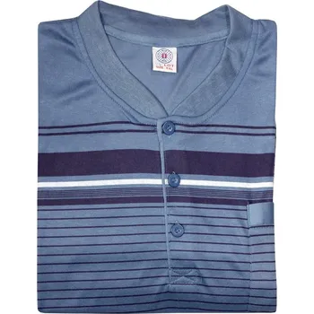 Pánské pyžamo A-Street Lubomír pánské pyžamo dlouhé nohavice V2114/90 modrá XL