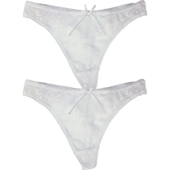 Kalhotky Britney Mini tanga - 2ks M bílá