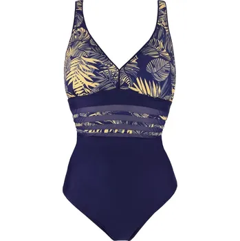 Dámské plavky Helda Green jednodílné plavky AG88142 XXL tmavě modrá