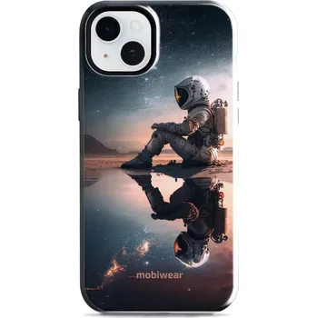 Pouzdro na mobilní telefon Odolný obal Mobiwear Elite Pro - Apple iPhone 15 Plus - E003E Astronaut na samotce (Odolné pouzdro, obal kryt Mobiwear Elite Pro - maximální ochrana mobilu, zesílené hrany, přesné výřezy, pohodlné držení, odolná grafika, kvalitní materiály)