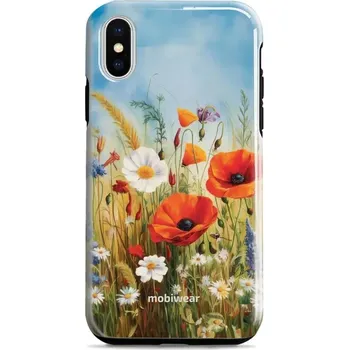 Pouzdro na mobilní telefon Odolný obal Mobiwear Elite Pro - Apple iPhone X / XS - EP43E Letní louka (Odolné pouzdro, obal kryt Mobiwear Elite Pro - maximální ochrana mobilu, zesílené hrany, přesné výřezy, pohodlné držení, odolná grafika, kvalitní materiály)