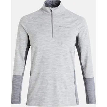 TERMO PRÁDLO PEAK PERFORMANCE M MAGIC HALF ZIP MED GREY MEL
