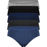 Leandr bambusové slipy Miego - 3bal XXL vícebarevná