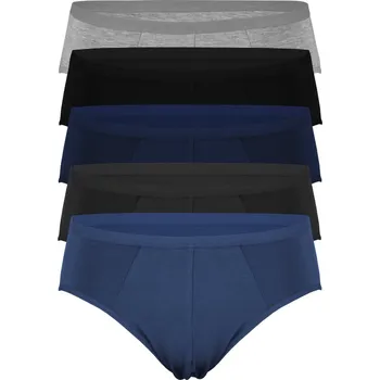 Slipy Leandr bambusové slipy Miego - 3bal XXL vícebarevná