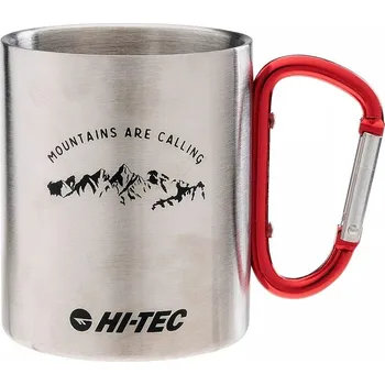hrnek Hi-Tec Kap - Silver/Mountains Red 0.3 L